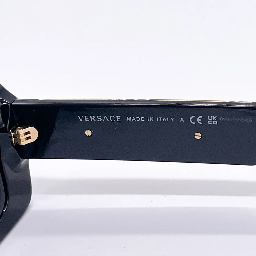 NEW VERSACE VE4444U GB1/87 VERSACE VE4444 BLCK EYEWEAR MOD 4444-U GB1/87